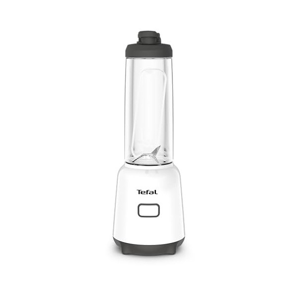 Tefal BL1501 Mix & Move Mini batteur sur pied - Bouteille à emporter en Tritan de qualité supérieure - 300 W - Design peu enc