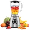Uten Blender à Smoothie 2 L, Mixeur de Cuisine 1800 W, Impulsion et 5 Vitesses, Mixer sur Pied avec Bocal en Verre, Boîtier e