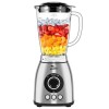 Uten Blender à Smoothie 2 L, Mixeur de Cuisine 1800 W, Impulsion et 5 Vitesses, Mixer sur Pied avec Bocal en Verre, Boîtier e
