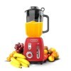Cecotec Blender Mixeur Retro Power Black Titanium RetroRed. Puissance Maximale de 1200 W, 2 Vitesses, 4 Lames Revêtues de Tit