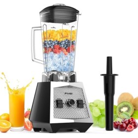 FIMEI 1500W Blender pour Smoothies avec Carafe de 2L sans BPA, Blender à Haute Vitesse, Blender pour Jus/Broyer de la Glace/M