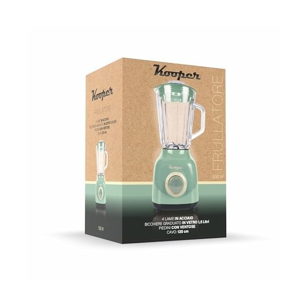 Generico Blender W500 Pichet en verre Lt1.5 Aigue-marine