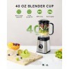 Sangcon Blender Mixeur 5 En 1,Blender Smoothie 500w Robot Culinaire Pour Shakes Et Smoothies, Viande HachéE,3 RéGlages De Vit