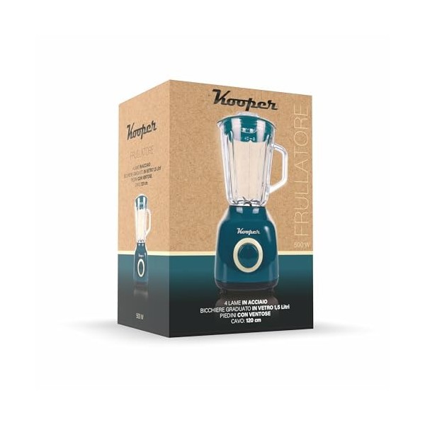 Generico Blender W500 Pichet en verre Lt1.5 Sarcelle