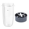1 tasse de 900 ml + 1 lame transversale de rechange accessoires compatibles avec mixeur NutriBullet 900 W.