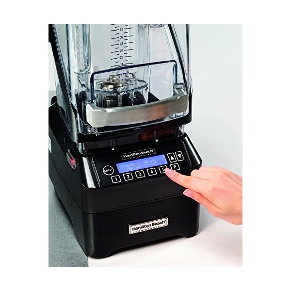 Blender haute performance Eclipse Hamilton Beach Commercial HBH755-CE, 3 CV, 5 boutons de programme, Pulse, bouclier insonori