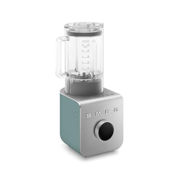Smeg, Blender Haute Performance BLC02EGMEU, avec Pompe à Vide et Fonction Pulse, 5 Programmes Préréglés, 9 Niveaux de Vitesse