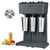 VEVOR Mixeur Électrique pour Milkshakes 3 Têtes Machine à Milkshake 750 W 3 Vitesses 15000/18000/21000 tr/min 3 Gobelets en I