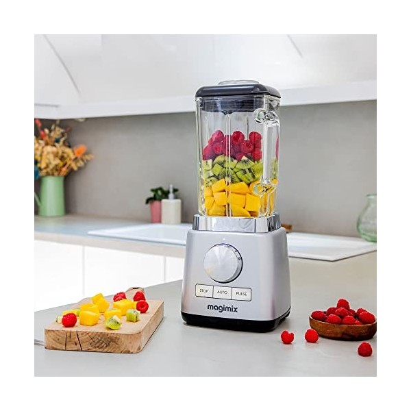 *NOUVEAU* Magimix Blender Power Mixeur Professionnel 5XL Connect - Blender Électrique, Hachoir, Blender pour Smoothie, Mixeur