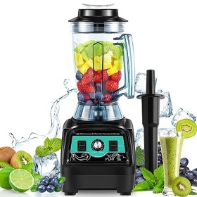 Huanyu Mixeur Smoothie Maker Mixeur haute vitesse de grande capacité 3,9 litres Mélangeur multifonctionnel commercial de 2800