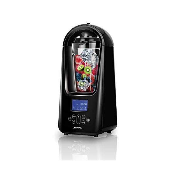 MPM MBL-26 Blender Mixeur avec Fonction de Vide, 1,5L, Pichet en Tritan 0,8L,sans BPA, Contrôle de la Vitesse 1-10 + Fonction