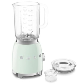 Smeg, Blender BLF03PGEU 1,5 L, 4 Vitesses, 4 Fonctions Smoothie, Pulse, Glace Pilée et Autonettoyant, Bloc Moteur et Bouchon 