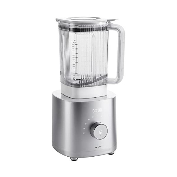 ZWILLING ENFINIGY Blender Power 1,8 litre, Mixeur avec Lame à Ailettes en Inox, Moteur Haute Performance 1600 W, Noir