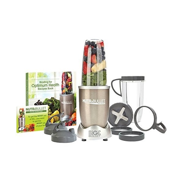 High Street TV Nutribullet Pro Deluxe Edition 900 W Blender Ensemble de 13 pièces