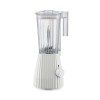 Alessi Plissé MDL09 B - Mixeur Design avec Carafe Graduée, Résine Thermoplastique, Prise Européenne 700W, 1.5l, Noir