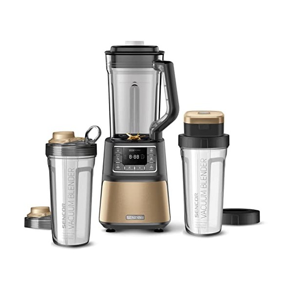 SENCOR 7878BK SBU 7877CH Super mélangeur automatique sous vide 1500 W Smoothie, 7 programmes, Champagne, plastique, millilitr