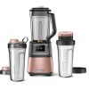SENCOR 7876GD SBU 7875RS, Mixeur sous vide automatique 1500 W, Smoothie, 8 lames en titane, 7 programmes, rose, plastique