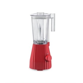 Alessi Plissé MDL09 R - Blender Design avec Carafe Graduée, Résine Thermoplastique, Prise Européenne 700W, 1.5l, Rouge