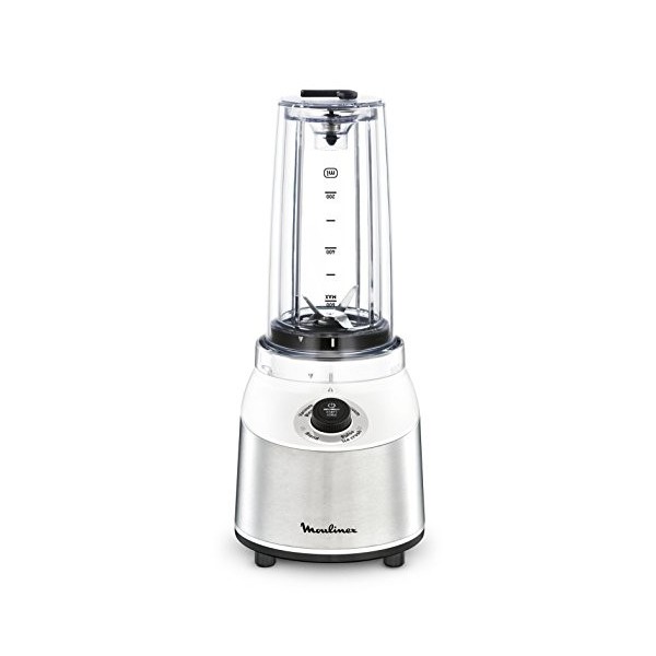 Moulinex LM180110 Blender Sous Vide FreshBoost 800W Mixeur Sans Oxydation Avec Gourde Smoothie Glace Pilée [Commandes en angl