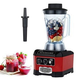 BioloMix Mixeur 2200W SmoothieMixer, fonction autonettoyante, minuterie intégrée, mixeur haute performance avec réservoir de 