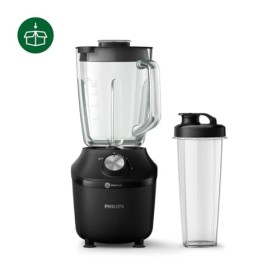 Philips 3000 Series Blender, Technologie ProBlend Crush 600 W, 2 l, Système ProBlend, Capacité effective de 1,25 l, 2 réglage