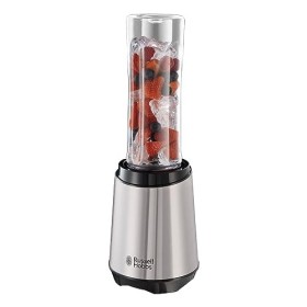 Russell Hobbs Blender & Mixeur Smoothie [Puissant & simple] Mix&Go 23500 tr/min, démarrage auto. par pression, 1x gourde por
