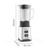 Moulinex Blender, Mini mixeur compact, 400 W, Technologie Powelix, Lames amovibles, 2 vitesses, Contrôle de la texture, Verse