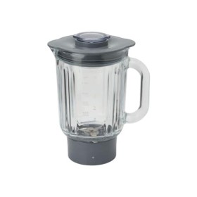 Kenwood Accessoire mélangeur en verre KAP60.000GY, accessoire pour pétrisseuses planétaires, verre Thermoresist avec lames en