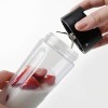 BLACK+DECKER BXJBA350E - Mini blender 350W, blender smoothies et Milk-shake avec 2 bouteilles de 600ml sans BPA, couvercle he