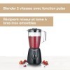 SEVERIN Blender avec Récipient Amovible, 1,5 L, env. 600 W, SM 3707, Noir