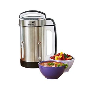 Senya Blender Chauffant, Mixeur Electrique Multifonction INOX, Cook & Heat, Multifonction Soupes - Smoothies - Compotes 1.6L 