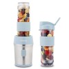 H.Koenig Mini Blender Smoothie Transportable Compact 570mL SMOO12 Sans BPA Puissant 300W, Mixeur à Smoothies 2 Bouteilles Por