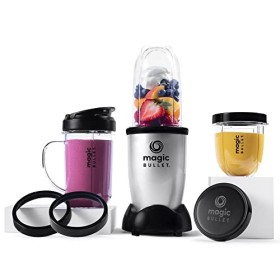 Magic Bullet de nutribullet, Blender Électrique, Petit Blender, Pack Basique 3 Pièces plus 7 accessoires, Puissance 250 Watts