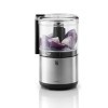 WMF KITCHENminis Hachoir électrique, Mixeur, 0.3 L, 65 W, Inox Cromargan, 2 lames inox, Bol Tritan sans BPA 0416580011