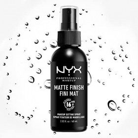 NYX Professional Makeup Spray Fixateur Setting Spray Dewy Finish, Spray de Finition, Tenue Longue Durée, Fini Mat, Formule Ve