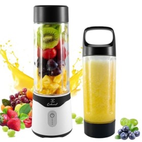 COKUNST Mixeur Portable pour Smoothies et Shakes, 530ML Rechargeable Type C Mini Blender avec 6 Lames, 4000mAh Blender Mixeur