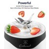 COKUNST Mixeur Portable pour Smoothies et Shakes, 530ML Rechargeable Type C Mini Blender avec 6 Lames, 4000mAh Blender Mixeur