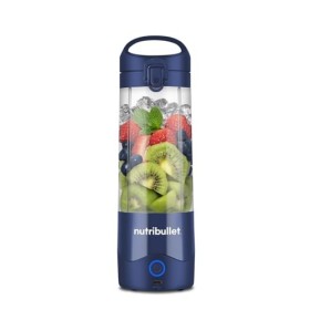 nutribullet Mélangeur portable bleu marine – Lame dextraction puissante, tasse de 475 ml, couvercle à emporter, câble de cha