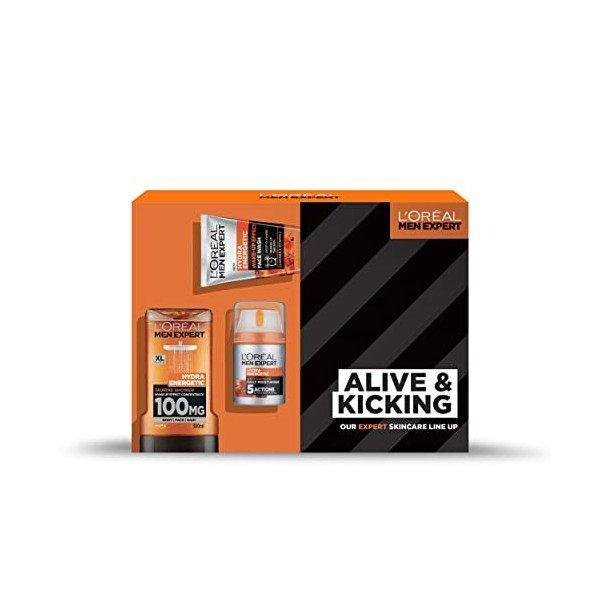 LOreal Men Exp Xmas Gift Set Alive & Kicking 3 Pièces 1 Unité