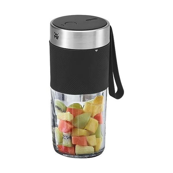 WMF Kitchen Minis Mix on the Go 300 ml, mini-mixeur à emporter, machine à smoothie USB, mixeur personnel rechargeable, mixeur