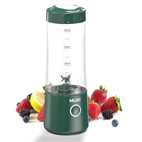 Mulli Mixeur portable rechargeable par USB pour smoothies et milkshakes, mini mélangeur avec six lames pour aliments pour béb