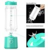 Mulli Mixeur portable rechargeable par USB pour smoothies et milkshakes, mini mélangeur avec six lames pour nourriture pour b
