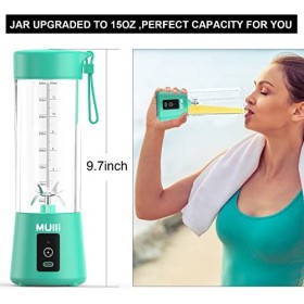 Mulli Mini mélangeur portable, 425,2 g pour smoothies et milkshakes, presse-agrumes USB pour aliments pour bébés, salle de sp