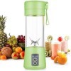 Mélangeur Personnel [Version Améliorée], Portable Blenders/Mélangeur de Fruits électrique Mixeur de jus USB, Rechargeable, 6 