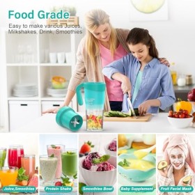 HuBeiChuangXiang 470ML Mini mélangeur Portable Blender Portable Electric Fruit Juicer Travel Smoothie Smoothie Blender 4000Ma