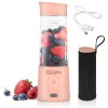 ZEEGMA VITAMINE GO Mixeur Portable pour Cocktails et Smoothies 300W, Mélangeur Personnel Portable, Mini Blender Portable 450 
