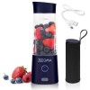 ZEEGMA VITAMINE GO Mixeur Portable pour Cocktails et Smoothies 300W, Mélangeur Personnel Portable, Mini Blender Portable 450 
