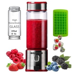 mini blender smoothie portable action petit meilleur verre en melangeur avec bol sans fil pour smoothies batterie rechargeabl