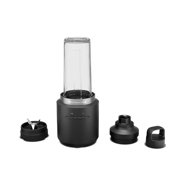 Kitchenaid Blender sans fil - Kitchenaid Go - Mixeur portable pour smoothies et boissons glacées - Sans BPA - 473 ml - Avec b
