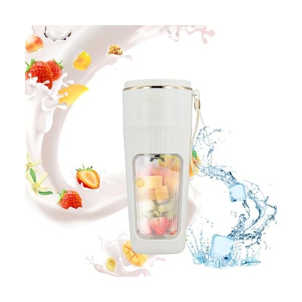Mélangeur Portable Pour Smoothies Et Shakes, Mini Machine à Smoothie à Emporter, Mélangeur Portable, Petit Presse-agrumes Pou